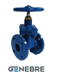 Задвижка клиновая GENEBRE 2102 12 DN100 PN16, корпус - GJS-500-7 (GGG50), клин - GJS-400-15 (GGG40), уплотнение - EPDM, Ф/Ф, штурвал