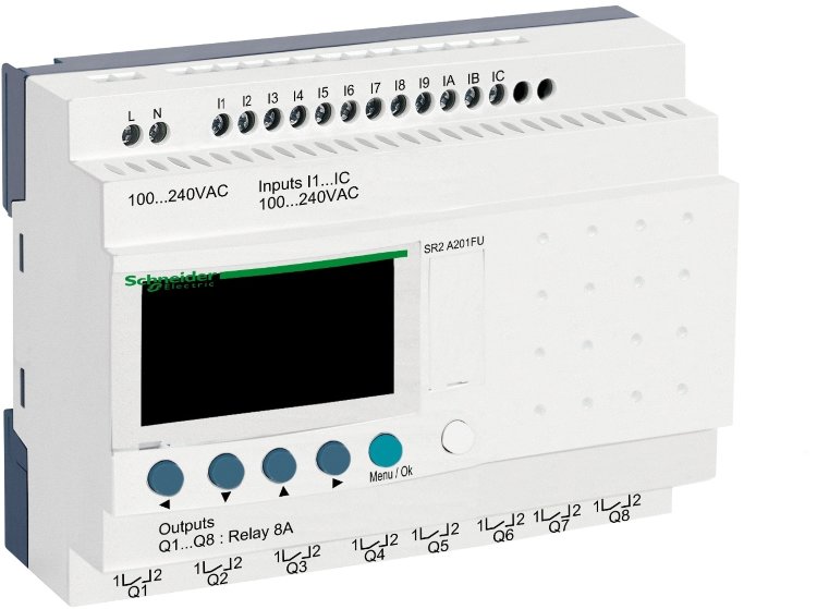 SR2A201FU Zelio logic реле компакт 20вход/выход 100-240В