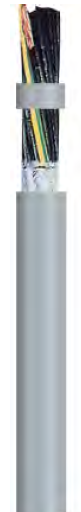 Кабель контрольный KAWEFLEX 6130 SK-PUR UL/CSA 12G2,5 (AWG14), для тяжелых условий (Pelon/PUR), с ж/з жилой , серый