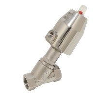 Пневмоклапан,  G1/2", SK50-Ms., OS, Edelstahl/PTFE, Ruhe zu, mit Medium