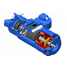 Электродвигатель motor DAFN8C Poles 2/4 V4 00 /50 Dahlander Kw 18.5 / 15flange 350 shaft 48 X110 brake160MSDD