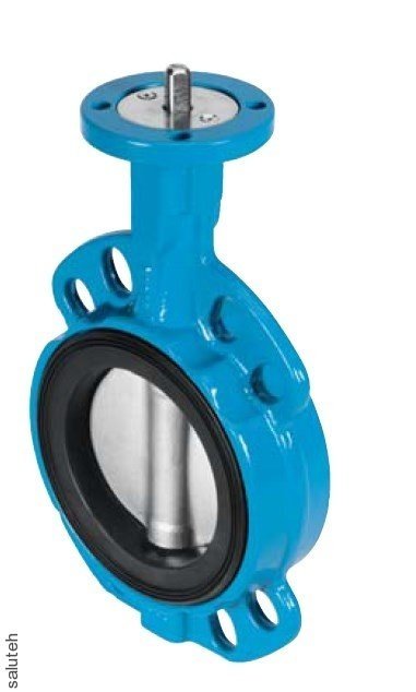 Затвор дисковый VZAV-C-300-10-S8PN16-H1EP200-V5-H1PA250-N   PN10 DN300 ковкий чугун/NBR/ковкий чугун