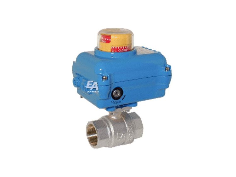 Кран шаровый-VU, 4", с приводом-NE09 Ms./PTFE-FKM, 230V 50Hz, время. сраб. 17s