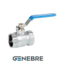 Кран шаровой Genebre, Латунь / Латунь / PTFE PN25 Тмакс=+180оС ручка-рычаг