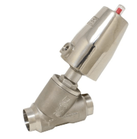 Пневмоклапан, DN32, SK63-Ms., OS нерж. сталь/PTFE