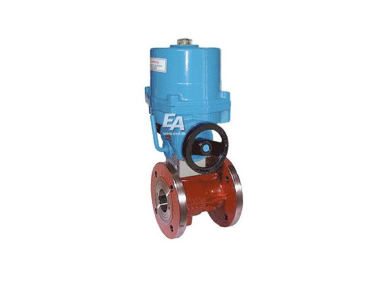 Кран шаровый-VO, DN200, с приводом NE50 GG-25, PTFE/NBR/нерж. сталь, 230V50Hz, 24s