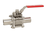 Кран шаровый HO DN40, PN63, 1.4408/PTFE-PTFE, voller Durchgang, hohlraumarm, ISO5211