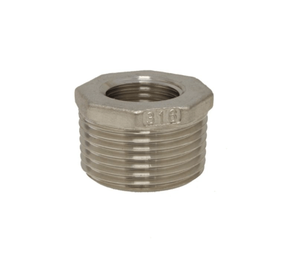 Переходник Reduzierstück 1/2" - 1/4" (DIN2999), Edelstahl 1.4408