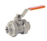 Кран шаровый G2", PN200, 1.4408/PTFE, 5-teilig, Innengew. voller Durchgang